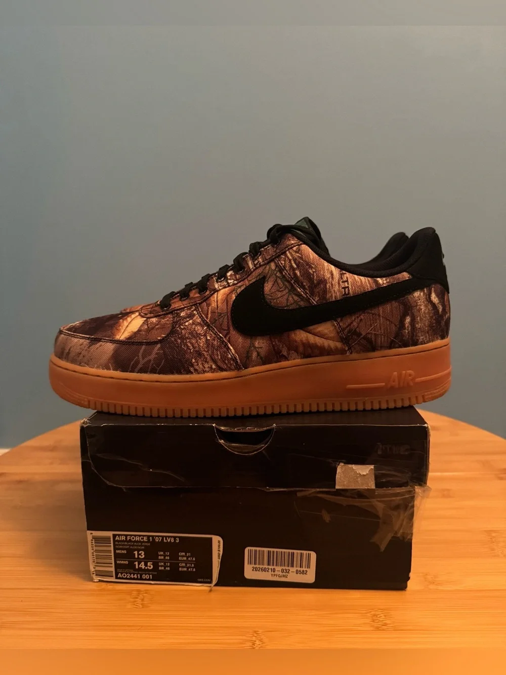 Nike Air Force 1 Low Realtree Camo Shoes - Men’s Size 13 - AO2441 001 - *RARE*